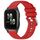 Per cinturino in silicone con fibbia argento lucido Garmin Venu SQ2 (rosso) Per cinturino in silicone con fibbia argento lucido Garmin Venu SQ2 (rosso)