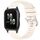 Per cinturino in silicone con fibbia in argento lucido liquido Garmin Venu SQ2 (Starlight)
