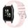 Per cinturino in silicone con fibbia argento lucido Garmin Venu SQ2 (rosa) Per cinturino in silicone con fibbia argento lucido Garmin Venu SQ2 (rosa)