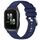 Per cinturino in silicone con fibbia in argento lucido liquido Garmin Venu SQ2 (blu scuro) Per cinturino in silicone con fibbia in argento lucido liquido Garmin Venu SQ2 (blu scuro)