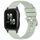 Per cinturino in silicone con fibbia argento lucido Garmin Venu SQ2 (verde)