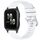 Per cinturino in silicone con fibbia argento lucido Garmin Venu SQ2 (bianco)
