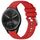 Per cinturino in silicone con fibbia in argento lucido Garmin Vivomove Sport (rosso) Per cinturino in silicone con fibbia in argento lucido Garmin Vivomove Sport (rosso)