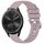 Per Garmin Vivomove Sport cinturino in silicone con fibbia argento lucido liquido (viola) Per Garmin Vivomove Sport cinturino in silicone con fibbia argento lucido liquido (viola)