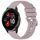 Per cinturino in silicone con fibbia argento lucido Garmin Venu 2 Plus (viola)