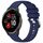 Per cinturino in silicone con fibbia argento lucido Garmin Venu 2 Plus (blu scuro) Per cinturino in silicone con fibbia argento lucido Garmin Venu 2 Plus (blu scuro)