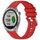 Per cinturino in silicone con fibbia in argento lucido Garmin Approach S40 Liquid (rosso) Per cinturino in silicone con fibbia in argento lucido Garmin Approach S40 Liquid (rosso)