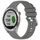 Per cinturino in silicone con fibbia argento lucido Garmin Approach S40 (grigio) Per cinturino in silicone con fibbia argento lucido Garmin Approach S40 (grigio)