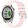 Per cinturino in silicone con fibbia argento lucido Garmin Approach S40 Liquid (rosa)