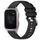Per cinturino in silicone con fibbia argento lucido Garmin Venu / Venu SQ Liquid (nero) Per cinturino in silicone con fibbia argento lucido Garmin Venu / Venu SQ Liquid (nero)