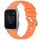 Per cinturino in silicone con fibbia in argento lucido Garmin Venu / Venu SQ Liquid (arancione) Per cinturino in silicone con fibbia in argento lucido Garmin Venu / Venu SQ Liquid (arancione)