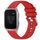 Per cinturino in silicone con fibbia in argento lucido Garmin Venu / Venu SQ Liquid (rosso)