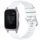 Per cinturino in silicone con fibbia in argento lucido Garmin Venu / Venu SQ Liquid (bianco) Per cinturino in silicone con fibbia in argento lucido Garmin Venu / Venu SQ Liquid (bianco)