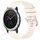 Per Garmin Vivomove3 / Garminmove3 cinturino in silicone con fibbia argento lucido liquido (Starlight)