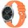 Per cinturino in silicone Garmin VivoMove Luxe / Garminmove Luxe Liquid lucido argento con fibbia (arancione) Per cinturino in silicone Garmin VivoMove Luxe / Garminmove Luxe Liquid lucido argento con fibbia (arancione)