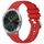 Per cinturino in silicone Garmin VivoMove Luxe / Garminmove Luxe Liquid lucido argento con fibbia (rosso) Per cinturino in silicone Garmin VivoMove Luxe / Garminmove Luxe Liquid lucido argento con fibbia (rosso)