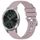 Per cinturino in silicone Garmin VivoMove Luxe / Garminmove Luxe Liquid lucido argento con fibbia (viola)