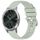 Per cinturino in silicone con fibbia argento lucido Garmin VivoMove Luxe / Garminmove Luxe Liquid (verde) Per cinturino in silicone con fibbia argento lucido Garmin VivoMove Luxe / Garminmove Luxe Liquid (verde)