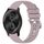 Per cinturino in silicone Garmin VivoMove Style/Vivomove Liquid lucido con fibbia in argento (viola)