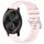 Per cinturino in silicone Garmin VivoMove Style/Vivomove Liquid lucido argento con fibbia (rosa) Per cinturino in silicone Garmin VivoMove Style/Vivomove Liquid lucido argento con fibbia (rosa)