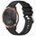 Per cinturino in silicone con fibbia argento lucido Garmin Vivomove HR Sport (nero) Per cinturino in silicone con fibbia argento lucido Garmin Vivomove HR Sport (nero)
