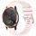 Per cinturino in silicone con fibbia in argento lucido liquido Garmin Vivomove HR Sport (rosa) Per cinturino in silicone con fibbia in argento lucido liquido Garmin Vivomove HR Sport (rosa)