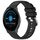 Per cinturino in silicone con fibbia argento lucido liquido Garmin Vivoactive 3/3 (nero) Per cinturino in silicone con fibbia argento lucido liquido Garmin Vivoactive 3/3 (nero)