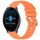 Per cinturino in silicone con fibbia argento lucido Garmin Vivoactive 3/3 Music (arancione) Per cinturino in silicone con fibbia argento lucido Garmin Vivoactive 3/3 Music (arancione)