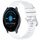 Per cinturino in silicone con fibbia argento lucido Garmin Vivoactive 3/3 Music (bianco) Per cinturino in silicone con fibbia argento lucido Garmin Vivoactive 3/3 Music (bianco)