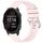 Per cinturino in silicone con fibbia argento lucido per Garmin Forerunner 245/245 Music (rosa) Per cinturino in silicone con fibbia argento lucido per Garmin Forerunner 245/245 Music (rosa)