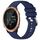 Per Garmin Forerunner 645/645 Music Liquid lucido argento fibbia cinturino in silicone (blu scuro) Per Garmin Forerunner 645/645 Music Liquid lucido argento fibbia cinturino in silicone (blu scuro)