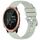 Cinturino per orologio in silicone con fibbia argento lucido per Garmin Forerunner 645/645 Music (verde) Cinturino per orologio in silicone con fibbia argento lucido per Garmin Forerunner 645/645 Music (verde)
