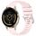 Per cinturino in silicone con fibbia argento lucido Garmin Venu 3S (rosa)