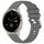 Per cinturino in silicone con fibbia argento lucido liquido Garmin Venu 2S (grigio) Per cinturino in silicone con fibbia argento lucido liquido Garmin Venu 2S (grigio)