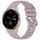 Per cinturino in silicone con fibbia argento lucido liquido Garmin Venu 2S (viola) Per cinturino in silicone con fibbia argento lucido liquido Garmin Venu 2S (viola)