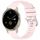 Per cinturino in silicone con fibbia argento lucido Garmin Venu 2S (rosa)