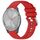 Per cinturino in silicone con fibbia in argento lucido liquido Garmin Vivomove 3S (rosso) Per cinturino in silicone con fibbia in argento lucido liquido Garmin Vivomove 3S (rosso)