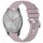 Per cinturino in silicone con fibbia in argento lucido liquido Garmin Vivomove 3S (viola) Per cinturino in silicone con fibbia in argento lucido liquido Garmin Vivomove 3S (viola)