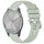 Per cinturino in silicone con fibbia in argento lucido liquido Garmin Vivomove 3S (verde)