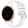 Per cinturino in silicone con fibbia argento lucido liquido Garmin Vivoactive 4S (bianco)