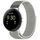 Per cinturino in nylon intrecciato per Google Pixel Watch 2 (grigio bianco) Per cinturino in nylon intrecciato per Google Pixel Watch 2 (grigio bianco)