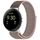 Per cinturino in nylon intrecciato per Google Pixel Watch 2 (rosa)