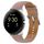 Per Google Pixel Watch 2 cinturino per orologio da cucito in pelle goffrata con strato superiore (rosa scuro) Per Google Pixel Watch 2 cinturino per orologio da cucito in pelle goffrata con strato superiore (rosa scuro)