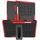Per Samsung Galaxy Tab S9+ Texture pneumatici TPU + custodia per tablet PC (rossa) Per Samsung Galaxy Tab S9+ Texture pneumatici TPU + custodia per tablet PC (rossa)
