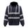 Felpa riflettente con cerniera e cappuccio Abbigliamento riflettente in pile per sport all'aria aperta, taglia: M (blu navy) Felpa riflettente con cerniera e cappuccio Abbigliamento riflettente in pile per sport all'aria aperta, taglia: M (blu navy)