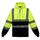 Felpa riflettente con cerniera e cappuccio Abbigliamento riflettente in pile per sport all'aria aperta, taglia: L (giallo + blu navy) Felpa riflettente con cerniera e cappuccio Abbigliamento riflettente in pile per sport all'aria aperta, taglia: L (giallo + blu navy)