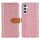 Custodia per telefono in pelle goffrata floreale europea per Samsung Galaxy S24 (rosa) Custodia per telefono in pelle goffrata floreale europea per Samsung Galaxy S24 (rosa)