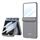 Per Samsung Galaxy Z Flip5 GKK Custodia pieghevole integrata a copertura totale (grigio) Per Samsung Galaxy Z Flip5 GKK Custodia pieghevole integrata a copertura totale (grigio)