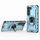 Custodia per telefono con supporto ad anello per Samsung Galaxy S23 5G Ice Armor Series (blu) Custodia per telefono con supporto ad anello per Samsung Galaxy S23 5G Ice Armor Series (blu)