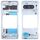 Piastra con cornice LCD per alloggiamento anteriore originale per Google Pixel 8 Pro (blu)